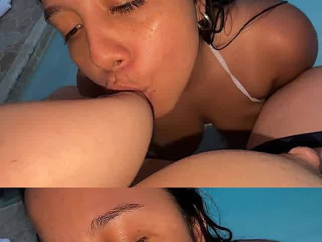 Waking Up to Suckle My Girlfriend's Full Dripping Titties