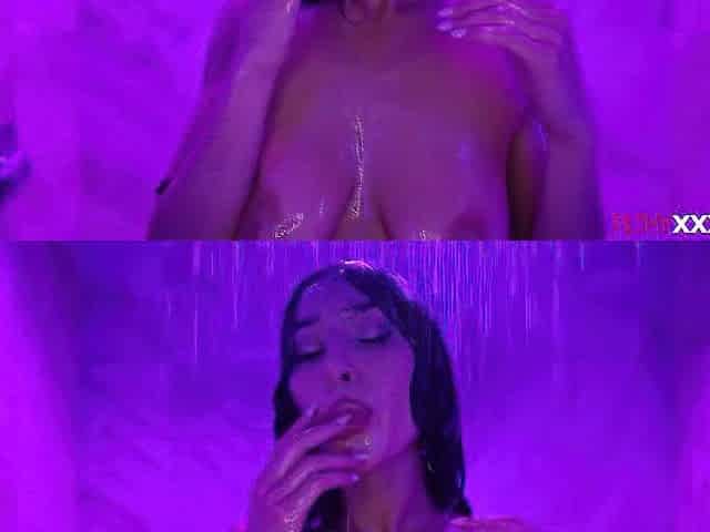 Alexa Chains banged by bbc in the shower