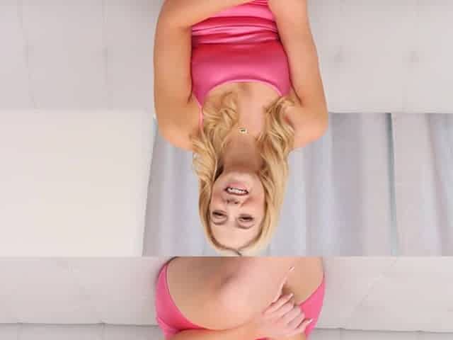A hot blonde, River Lynn, got fucked by a big cock in the ass