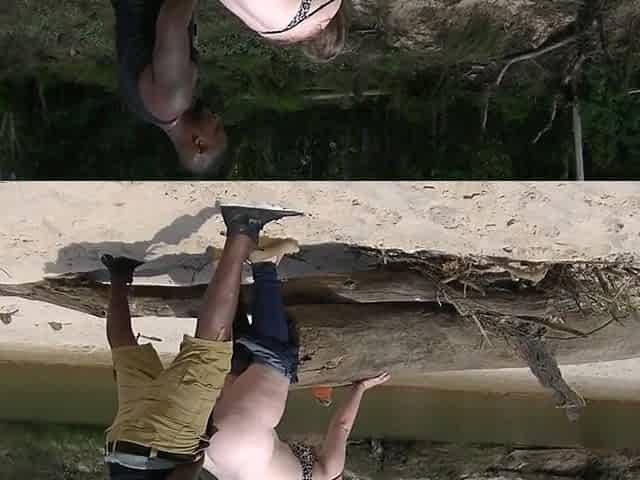 White Wife Goes to Africa For Some Real Hard Pine Wood