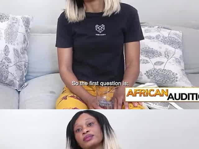 Hawt large butt Afro teen Giuliana is here for sex and massive white ramrod