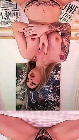 Hot MILF Playing with a Glass Dildo and Squirting All Over