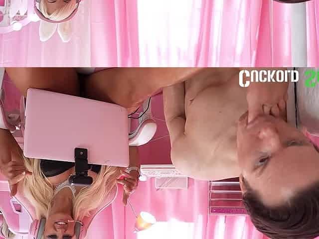 CUCKOLD SESSIONS - Golden-haired mother I'd like to fuck Bree Brooks Takes Huge Knob In Front Of Cuck