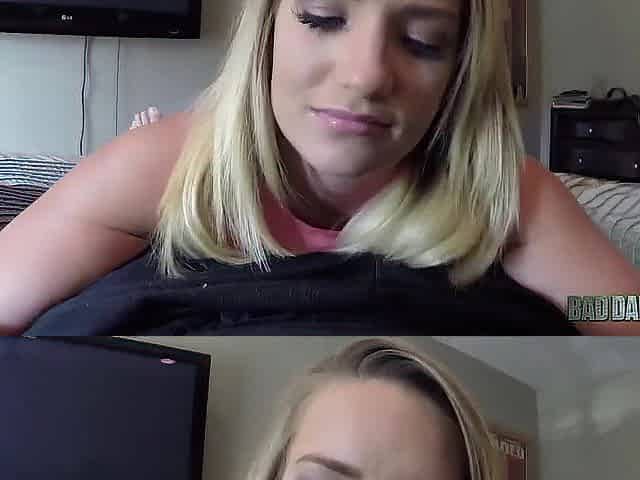 His gal takes a good load on her gorgeous face and likes it