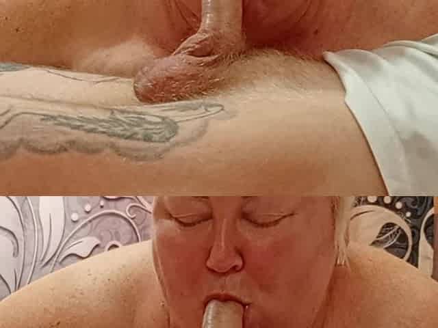 Stepmom Loves Sucking Dick for a Long Time and Swallowing a Lot of Cum