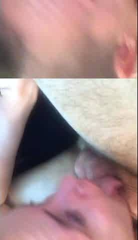 Blonde slut gives hardcore blowjob