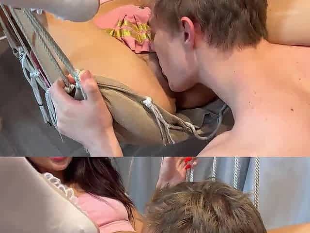 my stepbrother screws my vagina hard and cums in it