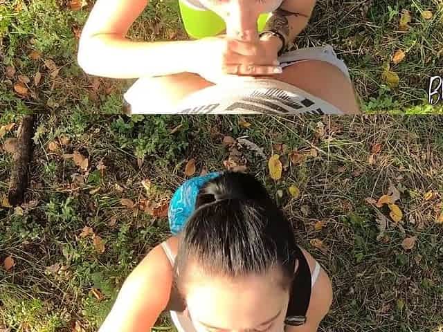 Simon Winternight And Black Lynn - Quickie Forest Fuck - Pov Version