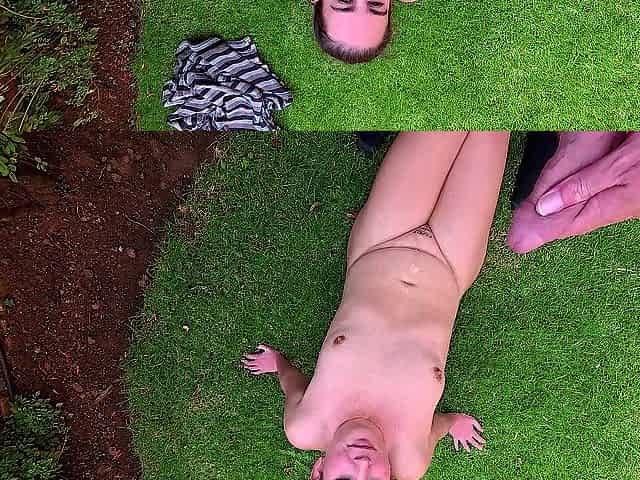 POV pissing on petite breasts beauty compilation