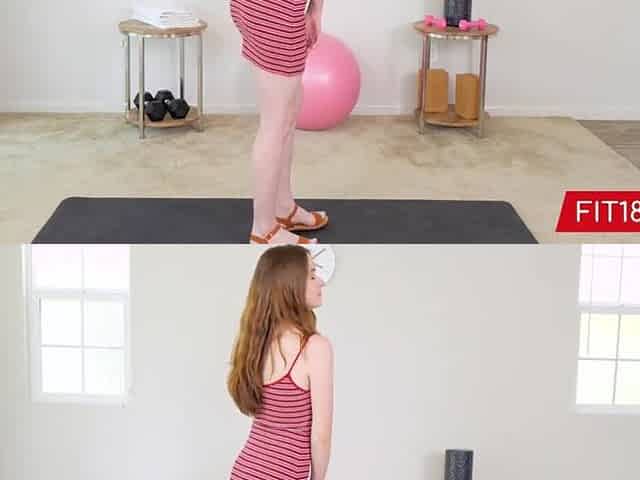 Fit18 - Hazel Moore - 54kg - Casting All Natural Teen Born O