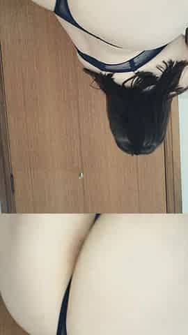 Striptease and fingering my pink curly cunt until I cum