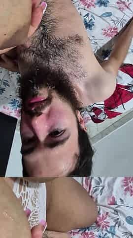 Milk From My Boobs on the Beard of My Neighbor