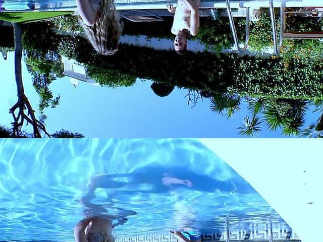 Africa Irujo: Young Spanish Blonde Africa Irujo Fucked in the Pool and on the Sofa