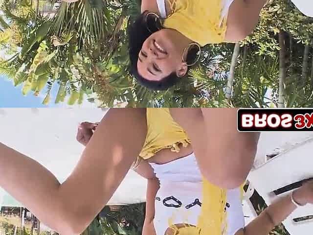 Very Tall Dominican Gal Pounded in the Butt for the 1st Time