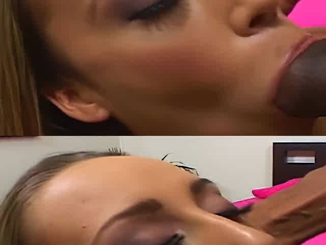 Tonya Hardin Takes A Huge Black Cock Up Her Little White Hole