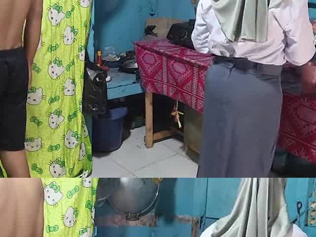 Banging my sister-in-law in the kitchen, when that babe was about to go to school
