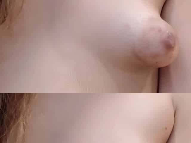 Puffy nipple girl having fun