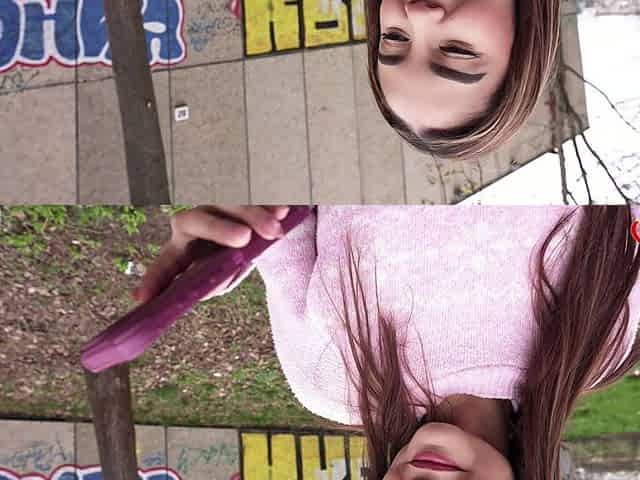 German Scout - Half Asia Latina Allison Sweet Pick up for Hard Casting Fuck