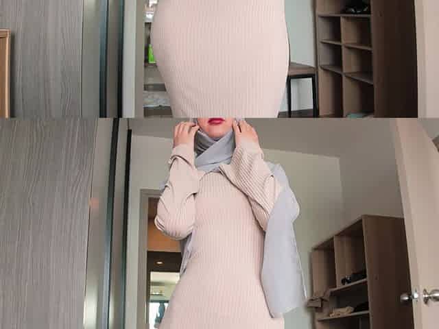 Booty Stepmom Helps Stepson Quickly Cum on Her Small Tits While No One Was Home