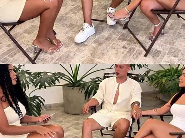 Hot therapist convinces pair to have a trio to overcome their problems