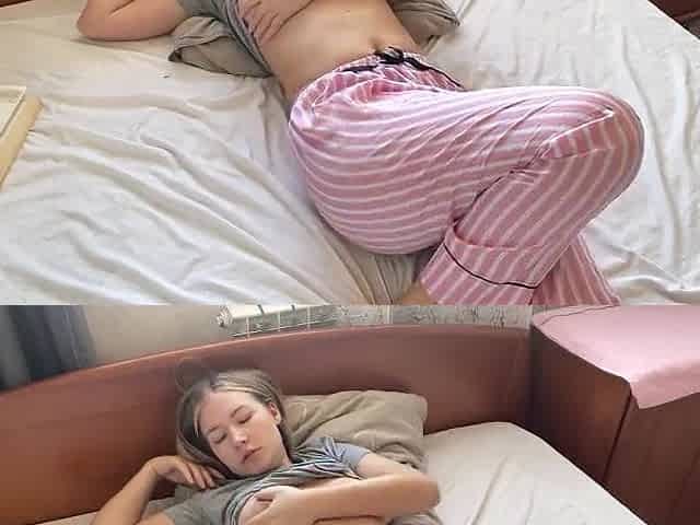 Homemade masturbation on the daybed. Loud groans and enjoyable climax.