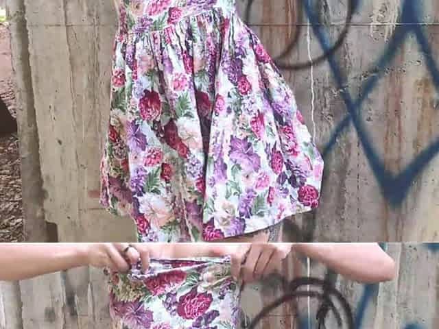 Public Blowjob in the Park, Cum on Tits - POV