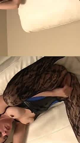 Big league squirters 6: S3. Sexy brunette masturbates and fucks while squirting