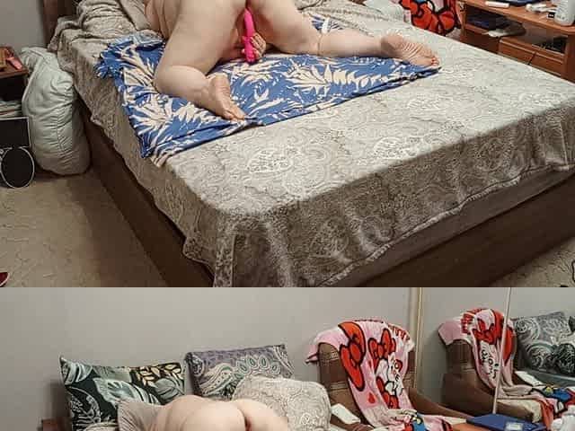 Stepmom Masturbates Big Pussy Before Sex