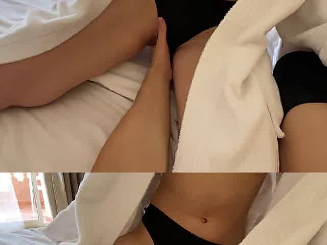 Tiny hottie asks to cum in snatch
