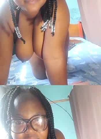 Showing off My Ebony Pussy and My Big Ass Part 2