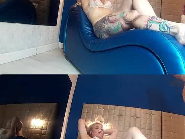 Italian pornstar Mary Rider screws a fan
