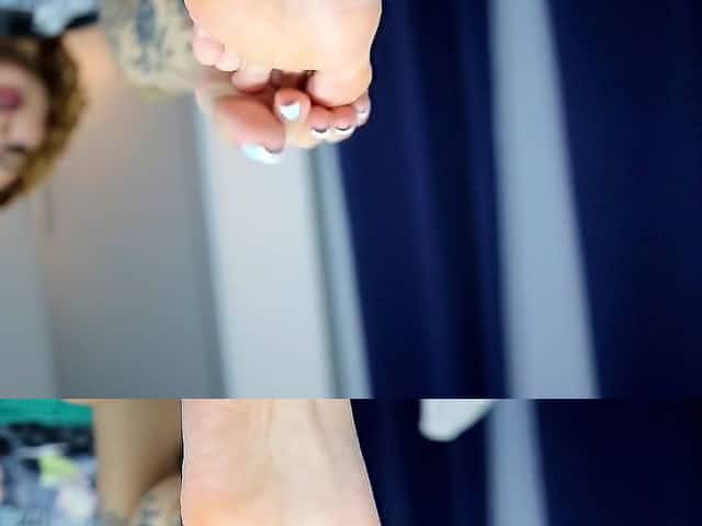 Libidinous slut footjob crazy porn video
