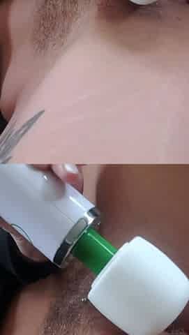 Amateur brunette chick toying her ass and pussy on webcam