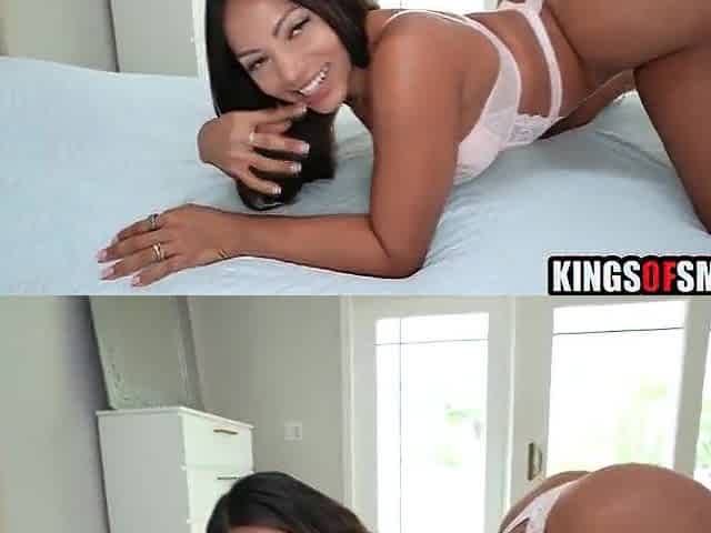 Consummate Butt Latin babe Takes BBC in Twat & Throat