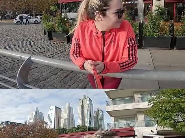 Katrina Van - Van - Girl On Roller Skates Gives Blowjob In Public, Cumface!