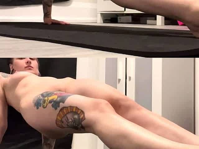 Hot amateur teen butt plug solo play