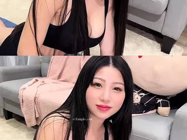 Blowjob and cum on big boobs