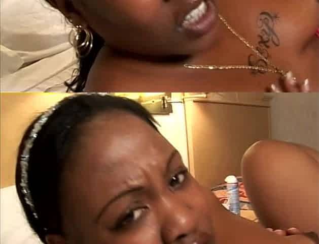Concupiscent ebony woman lets BBC shave her cunt