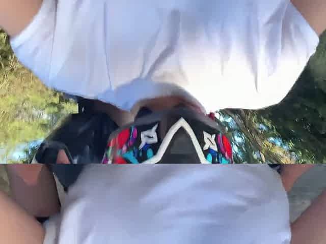 Picking Up My Favorite Client From Didi Without A Bra, I Convince Him And I Suck It!