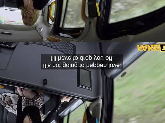 Fake Taxi Amber Jayne is having sex with John's alleged son