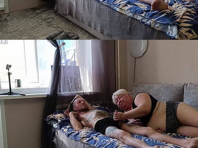 The Morning Started with a Blowjob and Filling My Stepmom's Mouth with Thick Cum