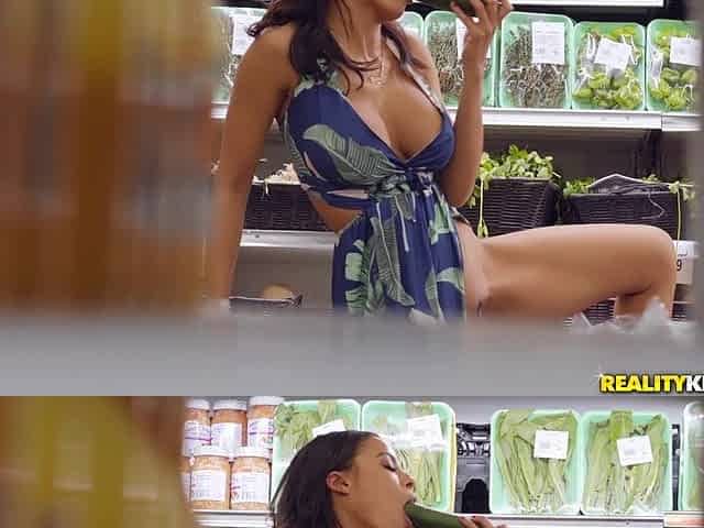 Tempting Grocery Store Milf exciting sex video