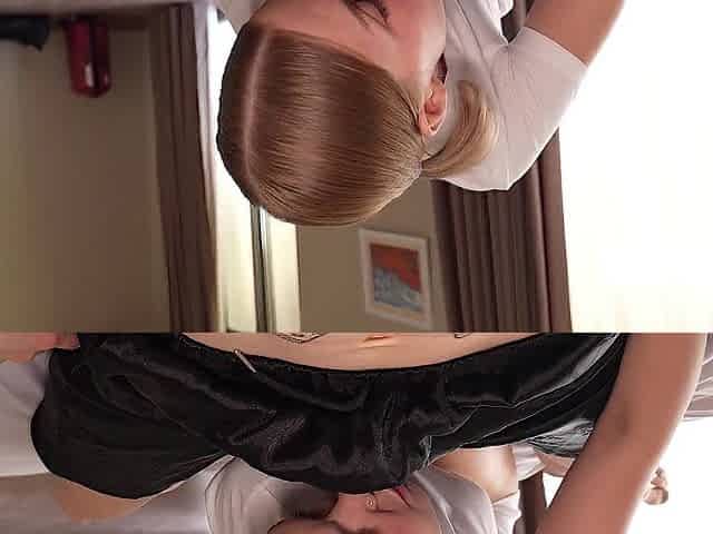 1st Person Oral sex with Foot Fetish and Spit