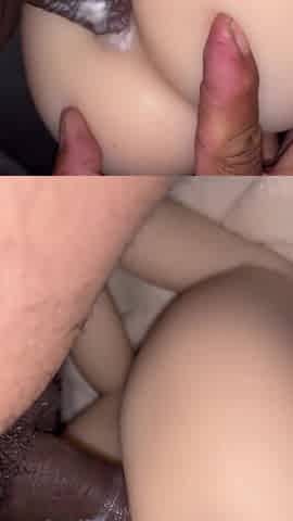 My sexy anime doll in doggy style