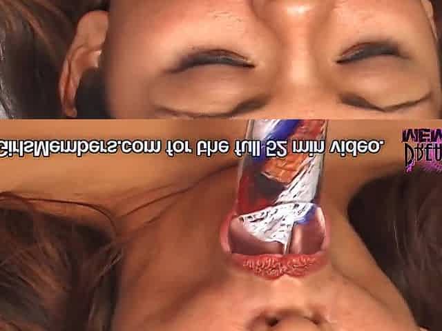 Horny Latina Gets Her Pussy Destroyed By A BIG Dildo