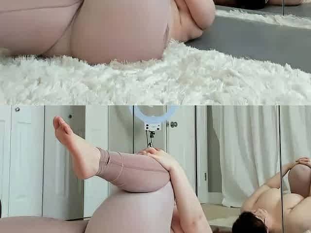 Great Big Boobs On Masturbating Redhead