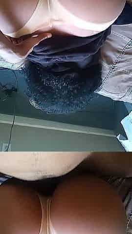 Large booty strap meets unforgiving weenie thrusting