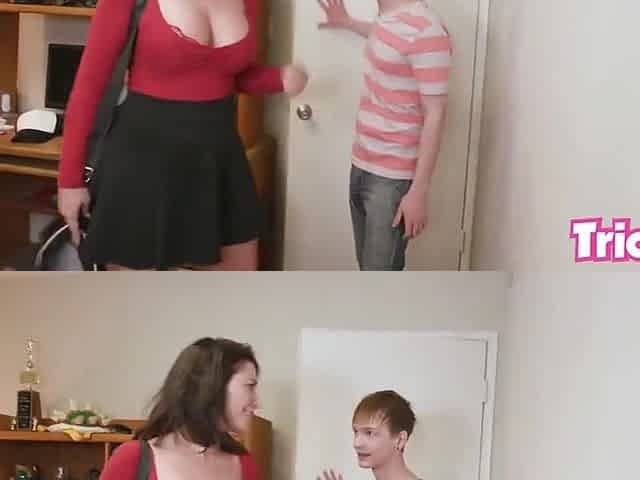 Ivy Lebelle And Ivy Labelle In Cheeky Bugger Alex Tricks Into Having Sex