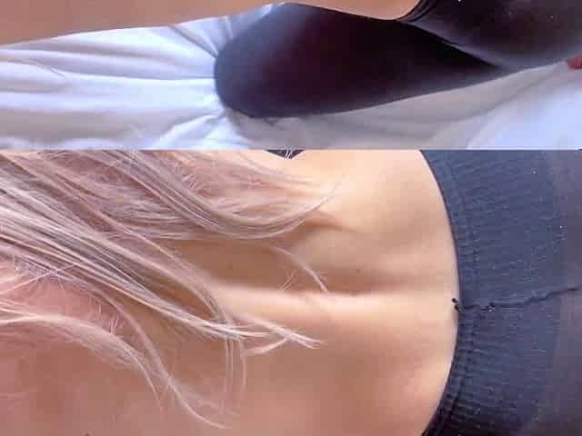 Black tights! Slut StepSister! Deep penetration! Doggystyle!