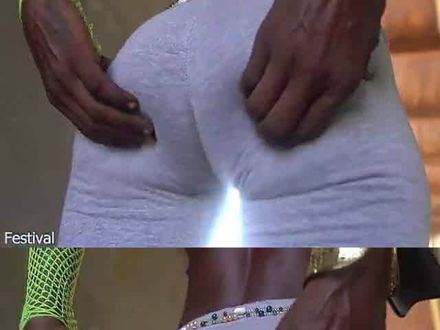 Black standing sex my knob in her haunch aperture after cameltoe
